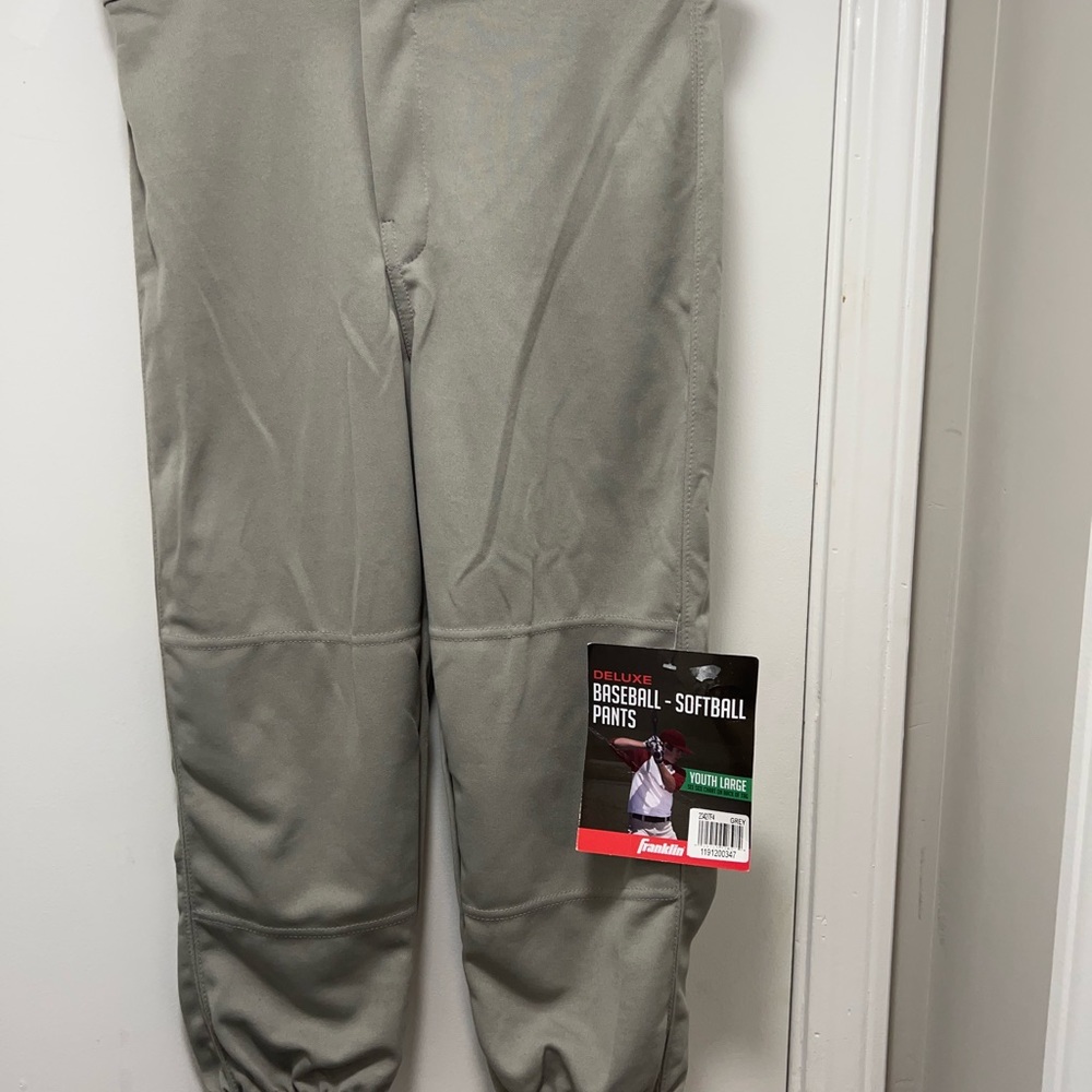 *Franklin Deluxe Baseball Softball Pants Gray